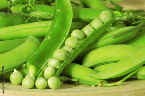Photo: Legume fresh peas close up Legume fresh peas close up