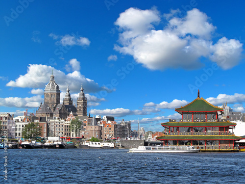 Photo: Amsterdam, capital city of Netherlands. Amsterdam, capital city of Netherlands.