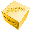 3D Goldwürfel - AKTIV - PASSIV