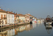 Italy Cesenatico fishing harbor