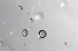 Water drops on glass