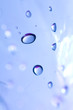 Water drops on glass