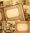 Old photo collage.
