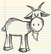 Vector: Doodle Sketch Goat Vector Illustration Doodle Sketch Goat Vector Illustration
