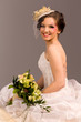 Portrait of a beautiful happy bride Portrait of a beautiful happy bride