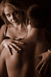 Loving caucasian couple