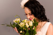 Portrait of a beautiful happy bride Portrait of a beautiful happy bride