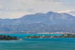Fethiye harbour entrance view from ancient fortress