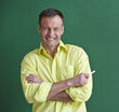 Foto: nice teacher on the blackboard nice teacher on the blackboard