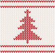 Christmas tree knitted pattern, vector illustration Christmas tree knitted pattern, vector illustration