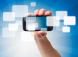 Multimedia phone in hand