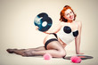 Pin-up girl. American style