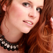 woman looking at camera
