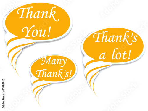 Illustration: Thank you - grateful bubbles. Thank you - grateful bubbles.