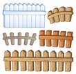 Cartoon fences collection