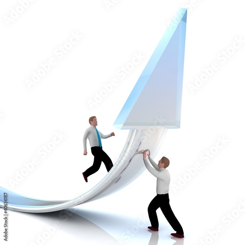 Illustration: Business growth Business growth