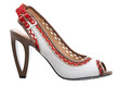 Fashion female shoe isolated over white