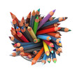 Photo: Group of color pencils Group of color pencils