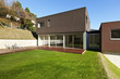 beautiful modern houses with garden, outdoor