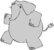 Running Elephant