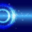 Vector: blue hi-tech abstract background blue hi-tech abstract background