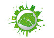 PARIS PLANETE vector concept