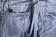 Jeans mit MP3 Player in der Tasche