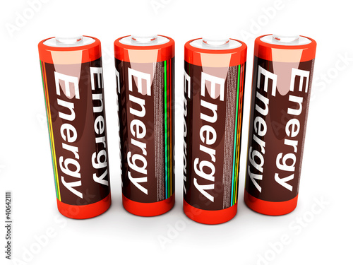 Illustration: Batterien Batterien