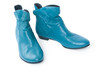 blue shoes