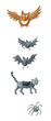 Hallowen animals