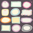 set of cute frames