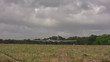 World War II era bomber on the ground