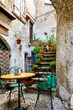 Hinterhof in Italien