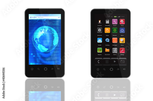 Illustration: Generic smart phone templates Generic smart phone templates