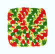 Granny Square Overhead View Granny Square Overhead View