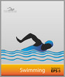 Vector: Swimming Swimming