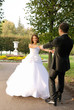 young bride with bridegroom