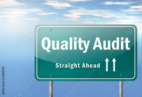 Illustration: Highway Signpost "Quality Audit" Highway Signpost "Quality Audit"