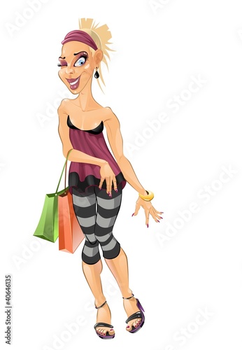 Illustration: Pretty girl Pretty girl