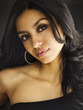 Beautiful young woman's face