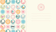 Simple pastel color spring card