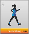 Vector: Racewalking Racewalking