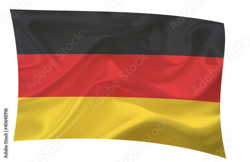 Illustration: Waving flag - Deutschland Waving flag - Deutschland