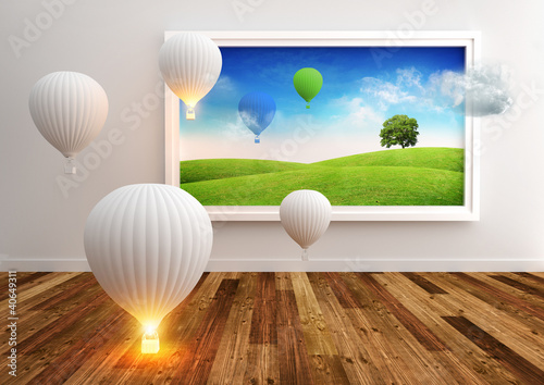 Illustration: Living Picture - Balloons Living Picture - Balloons