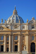 The Papal Basilica of Saint Peter at Vatican square The Papal Basilica of Saint Peter at Vatican square