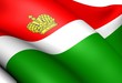 Flag of Kaluga Oblast, Russia.