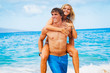 Photo: Young Couple on Tropical Beach Young Couple on Tropical Beach