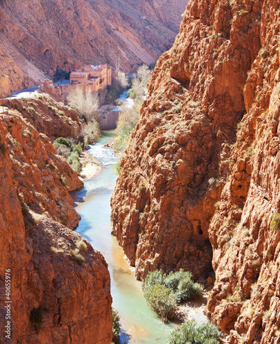 Photo: Canyon in Morocco Canyon in Morocco