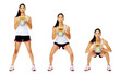 Kettlebell dumbell exercise