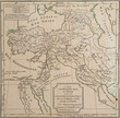Antique map of ecclesiastical Turkey and Persia